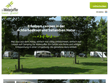 Tablet Screenshot of de.campingdewaterjuffer.nl